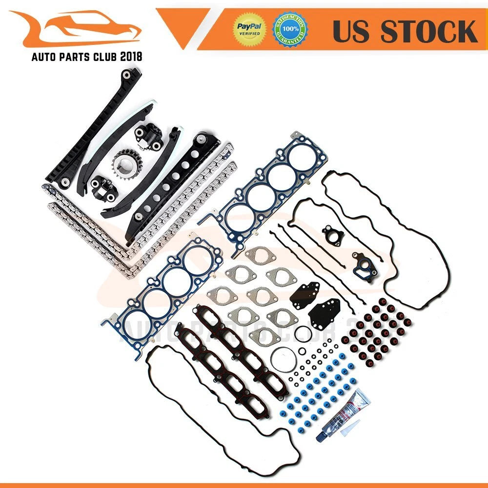 Cylinder Head Gasket Set & Timing Chain Kit for Ford F-150, Lincoln (2005–2006)