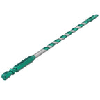 Set of 4 Carbide Drill Bits for Glass Wood Metal Tiles (150mm, 6mm, 8mm, 10mm, 12mm)