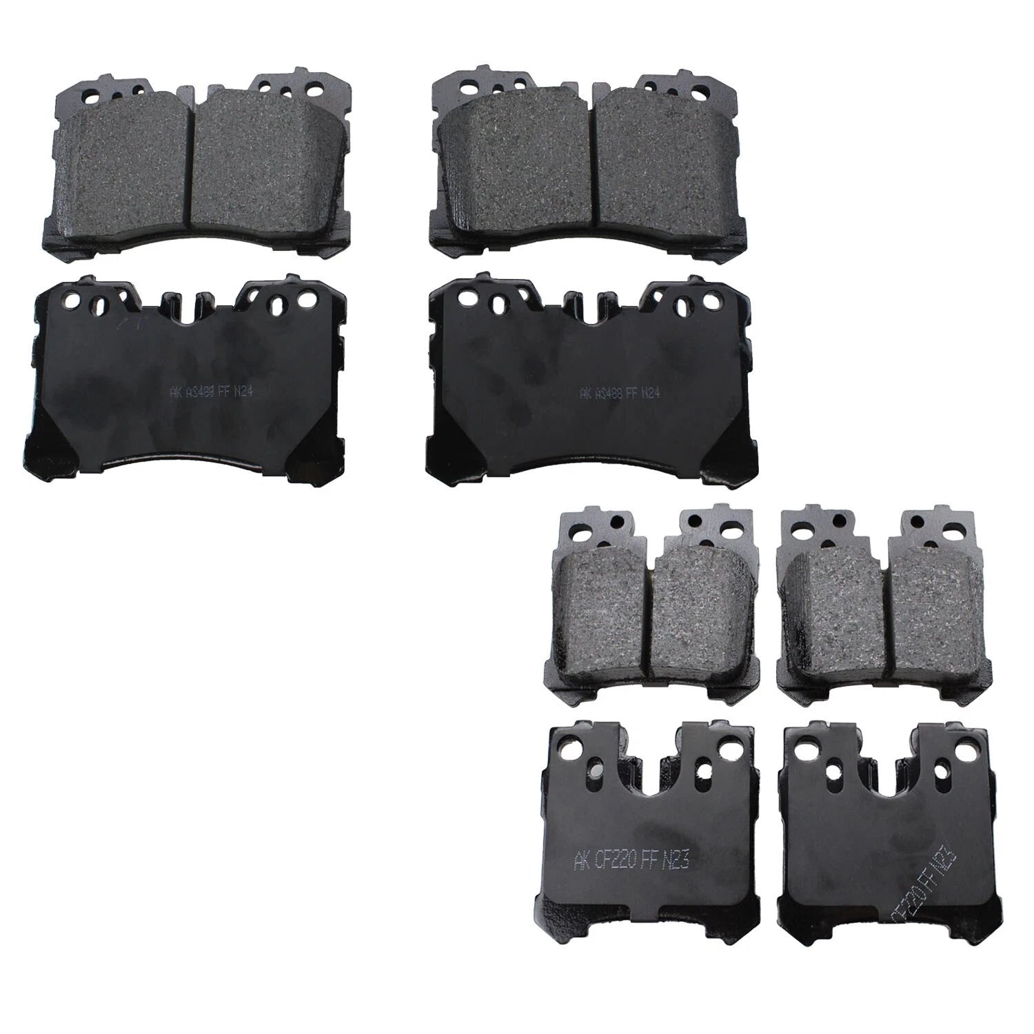 Akebono ProACT Disc Brake Pad Kit for Lexus (Front & Rear)
