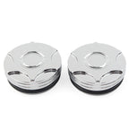 2X CNC Swingarm Pivot Bolt Covers for Harley V-Rod (2006–2017)