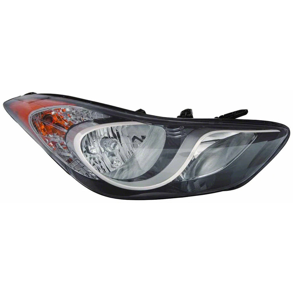 Replacement Passenger Side Halogen Headlight Assembly w/o LED