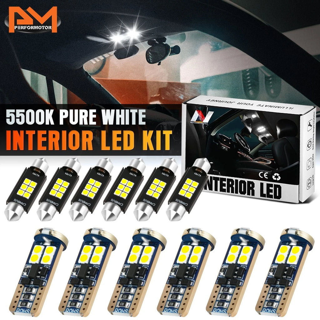 LED Dome Glove Box Cargo Light Bulb Kit for Dodge Charger (2015–2022) 12 Pcs