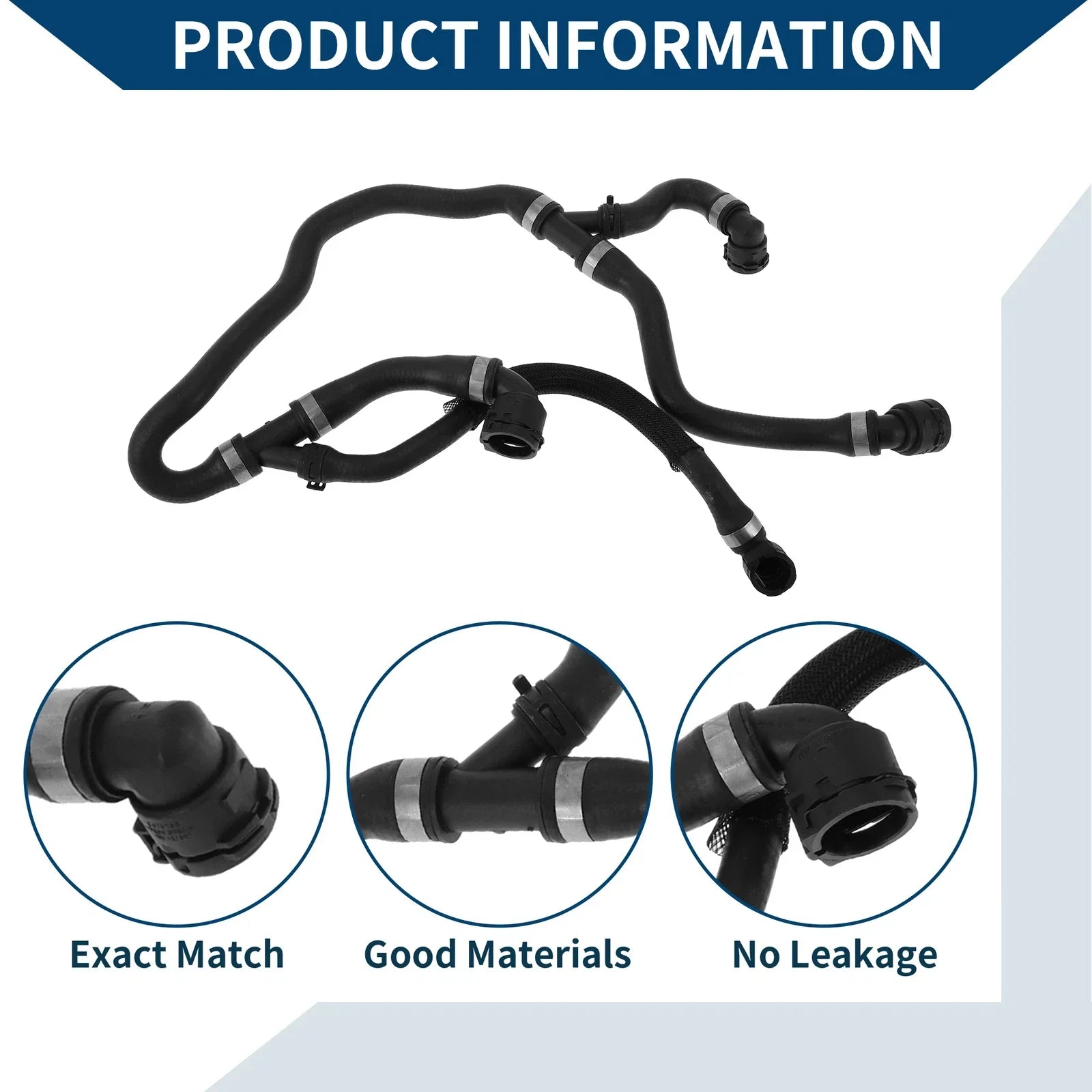 Radiator Hose for BMW 5 Series F10 523i 528i 530i (2009 - 2013)