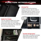 Center Armrest Box Insert Storage Case Tray for Hyundai Palisade (2020-2024)