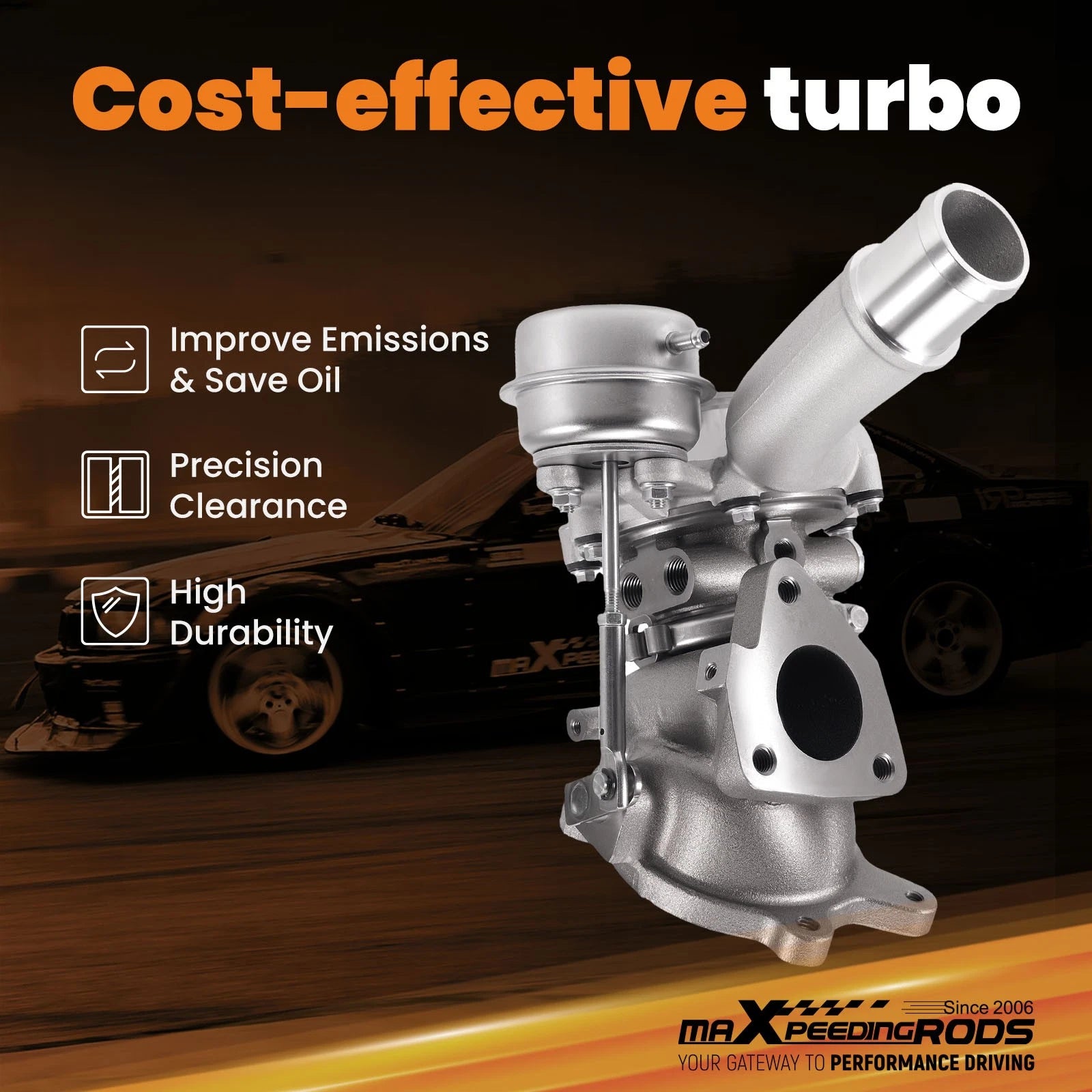 Turbo for Ford Flex Taurus SHO Explorer V6 3.5 (2010–2019)
