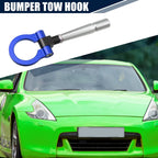 Tow Hook Screw for Nissan GTR (2007–2023) - Blue Round Front Rear Bumper