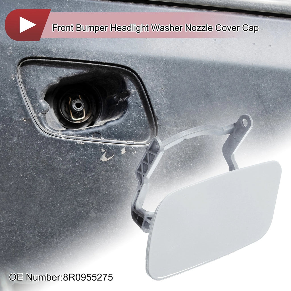 Front Left Washer Nozzle Cover Cap No. 8R0955275 for Audi Q5 (2009–2012) White