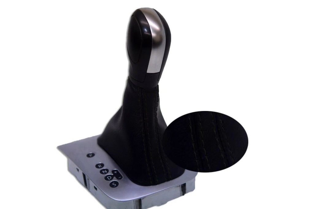 Leather Shift Boot Cover for VW Jetta (2011–2018) Black
