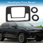 Set of 2 Headlight Trim Bezels for Honda HR-V (2021–2022) ABS