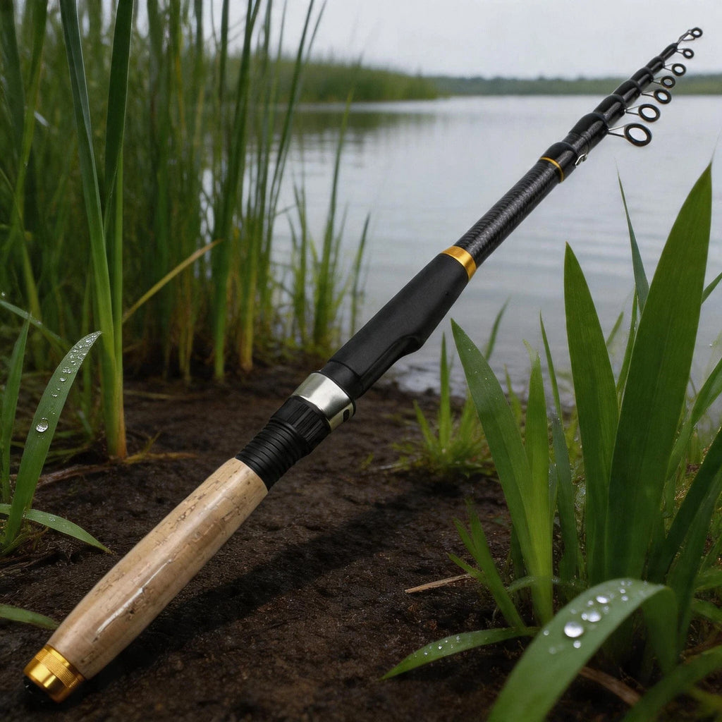 Telescopic Fishing Rod 1.8M 2.1M 2.4M 10-35g Lure Capacity EVA Handle