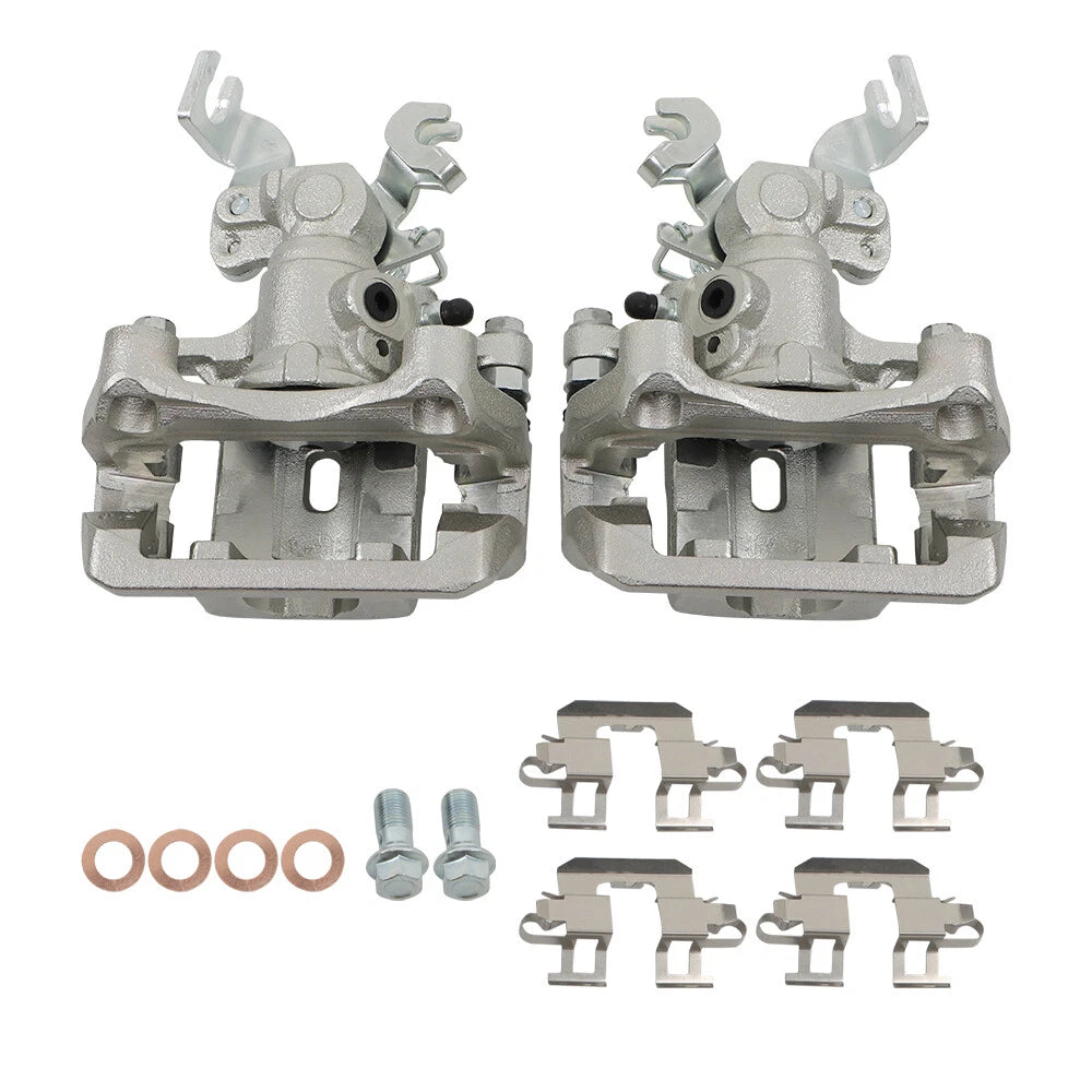 2X Rear Brake Calipers w/ Bracket for Ford Fusion Mazda 6 (2006–2013)