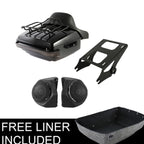 Trunk Pad & Tail Light Speakers for Harley Touring Street Glide (2014–Present)