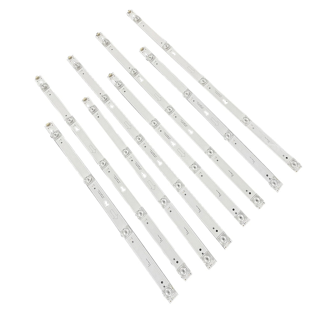 8X LED Backlight Strips for TCL 55S405 (2017–2017) 4C-LB5504-HR 4C-LB5505-HR