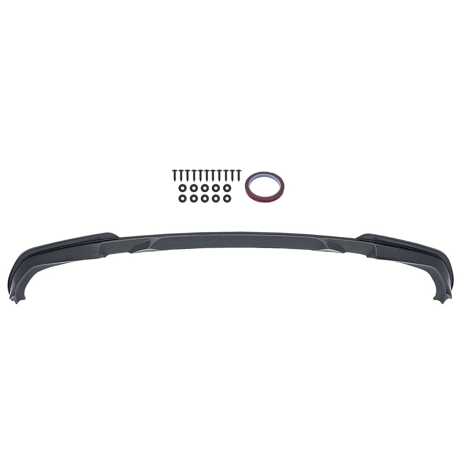 3D Carbon Fiber Front Bumper Lip for BMW G20 M Sport Sedan (2019–2022)