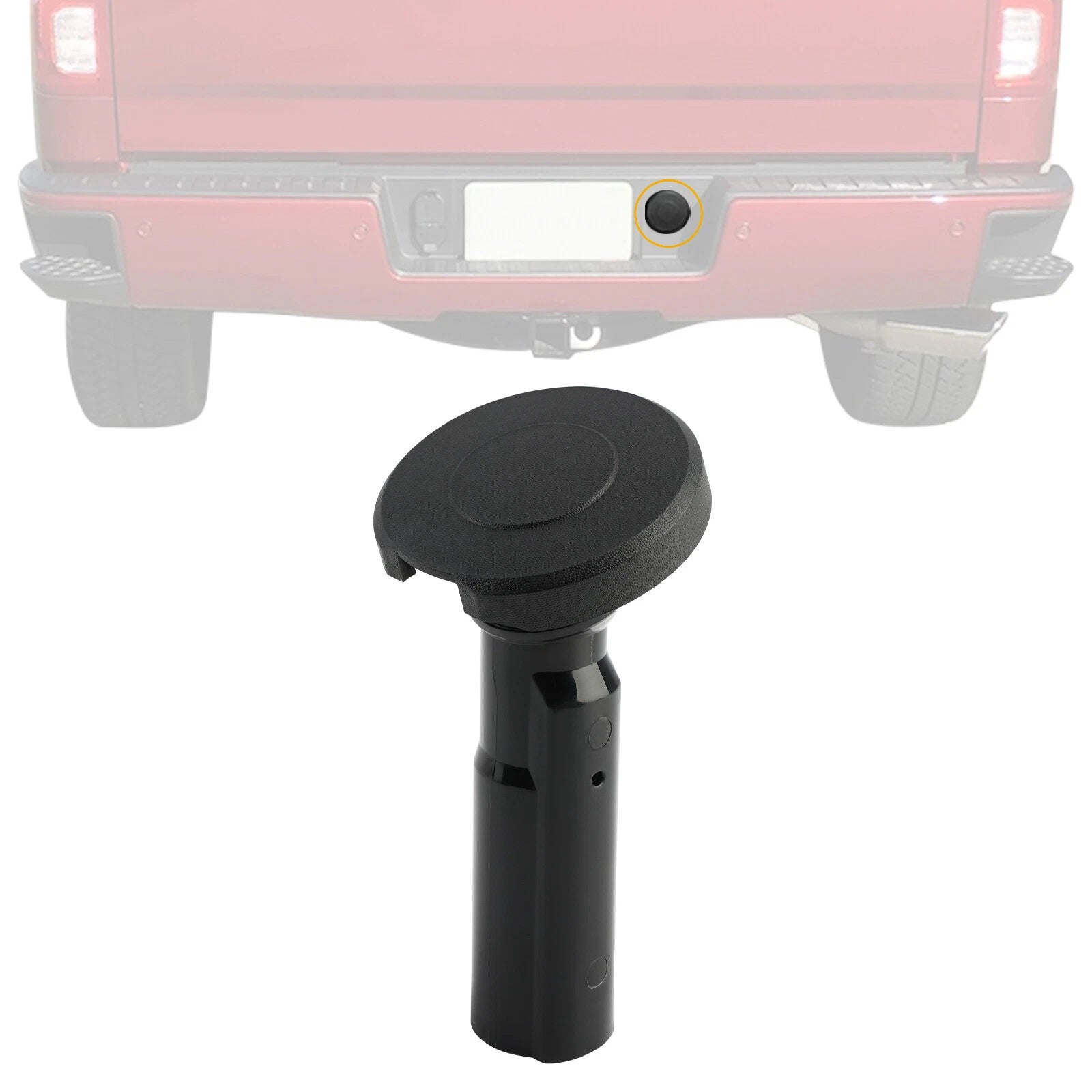 Spare Tire Carrier Lock Cover for Chevy Silverado GMC Sierra 1500 2500HD (2014–2019)