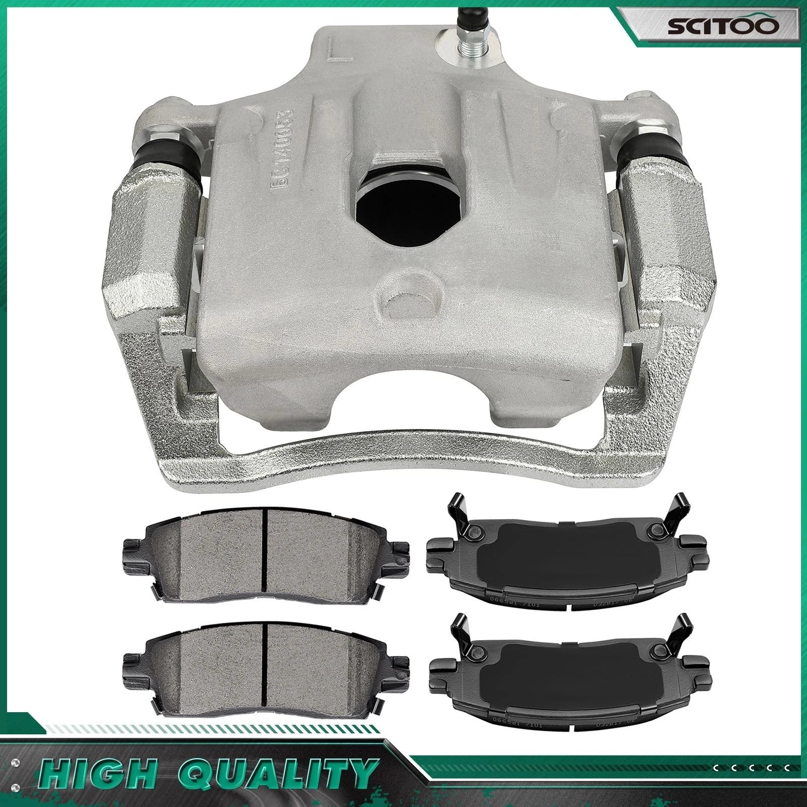 Rear Ceramic Brake Pads for GMC Envoy, Chevrolet Trailblazer (2002–2009)