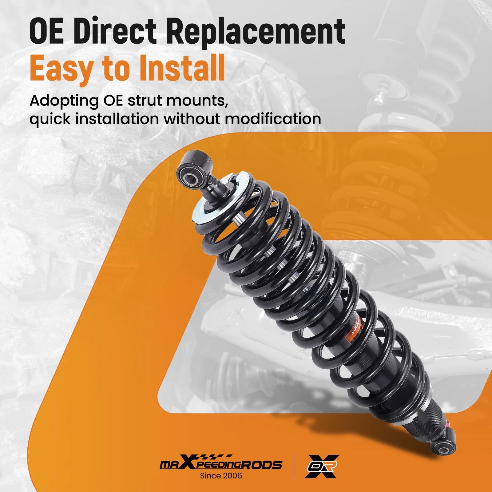 Rear Coil-Over Shock Absorbers for Can-Am Defender Traxter MAX HD10 HD8 (2017–2019)