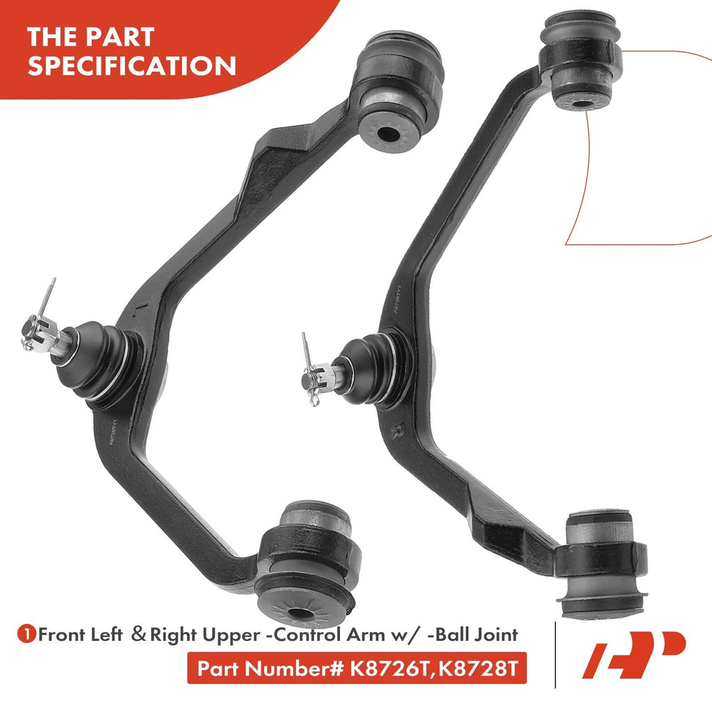 10x Front Control Arm Tie Rod Ball Joint for Ford F-250 F-150 (1997–1999)