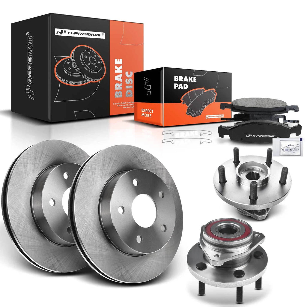 Front Disc Brake Rotors & Pads for Jeep Grand Cherokee