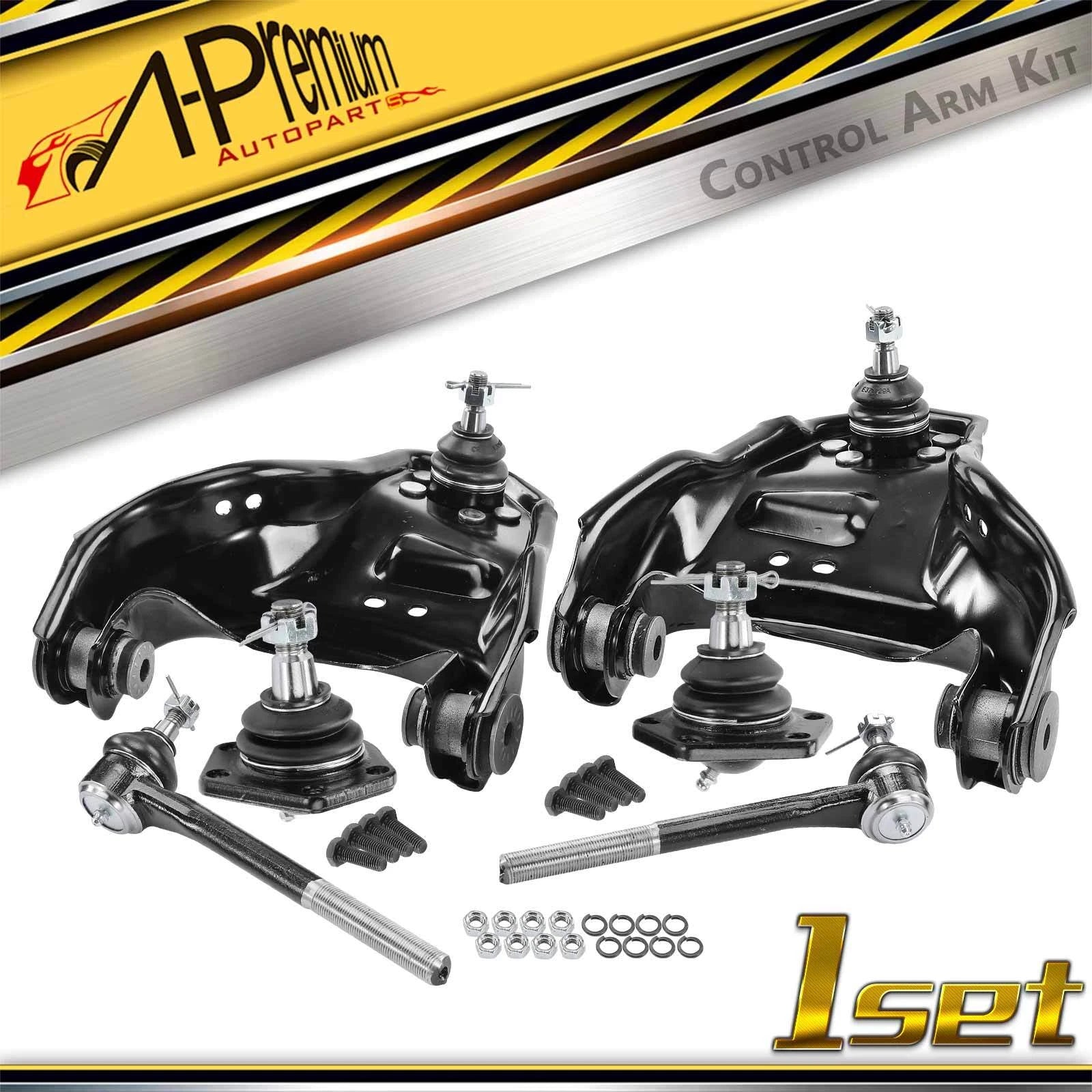 6X Control Arm with Ball Joint & Tie Rod End for Chevy Blazer (1995–2005)