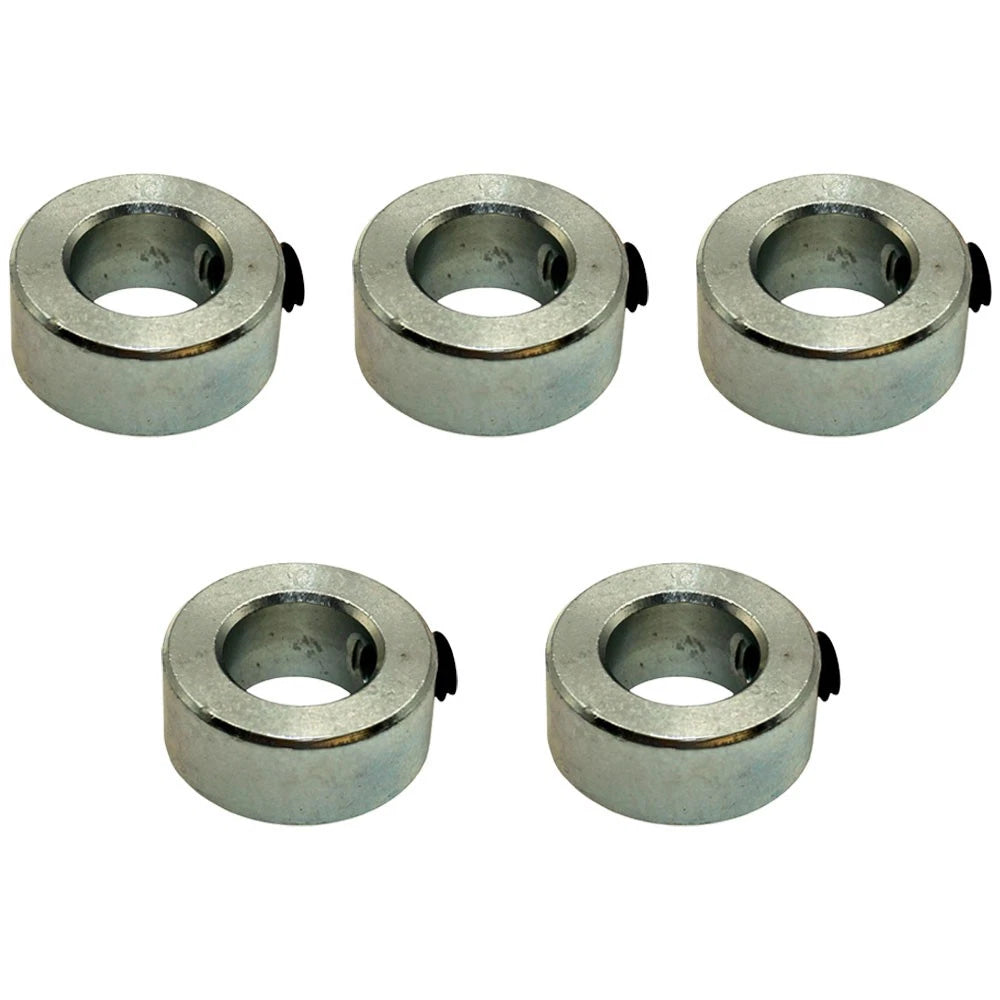 Set of 5 Solid Shaft Set Collars for Universal Products (Replaces SC-A-62)