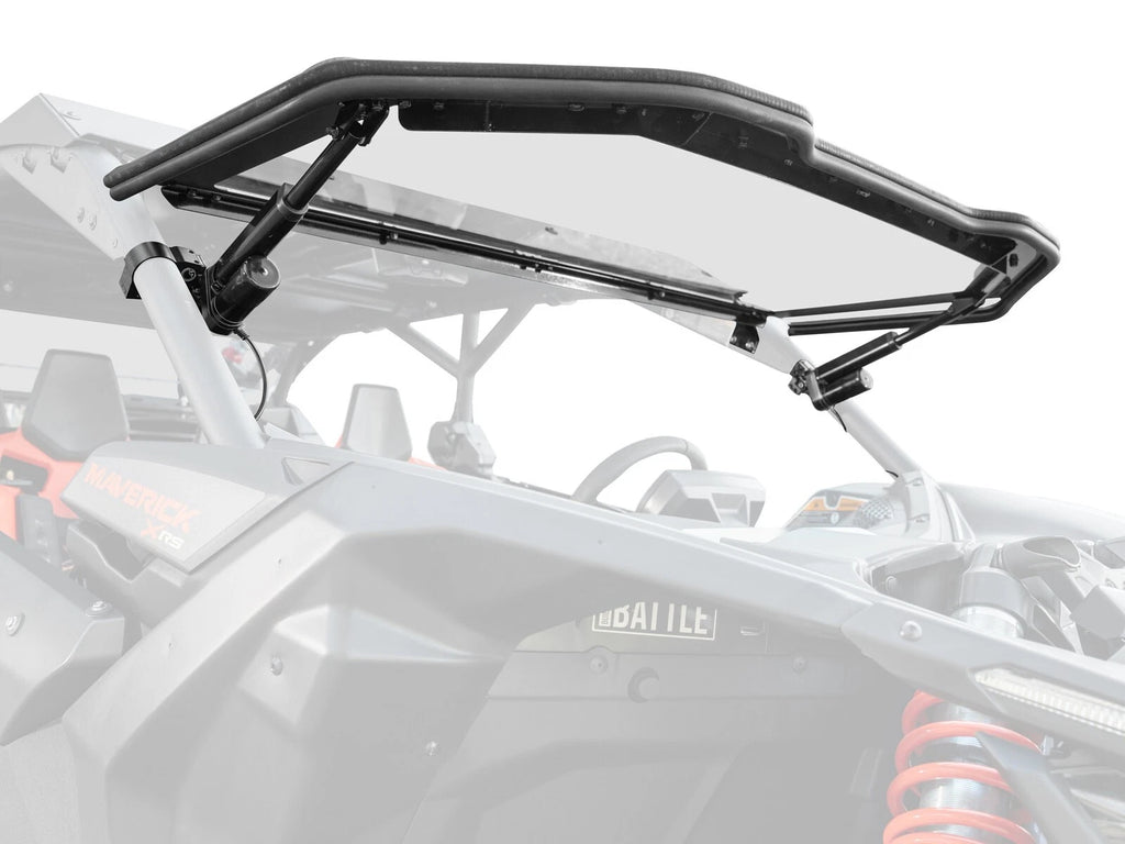 SuperATV Powered Flip Windshield for Can-Am Maverick X3 (2017–2023)