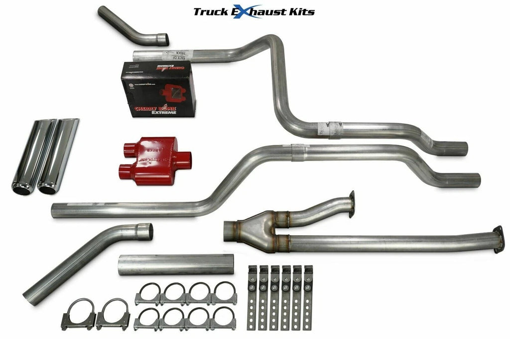 2.5" Dual Exhaust Kit for Toyota Tundra (2014–2021) Chrome Tip