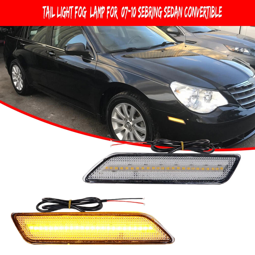 Amber LED Front Side Marker Indicator Light for Chrysler Sebring (2007–2010)