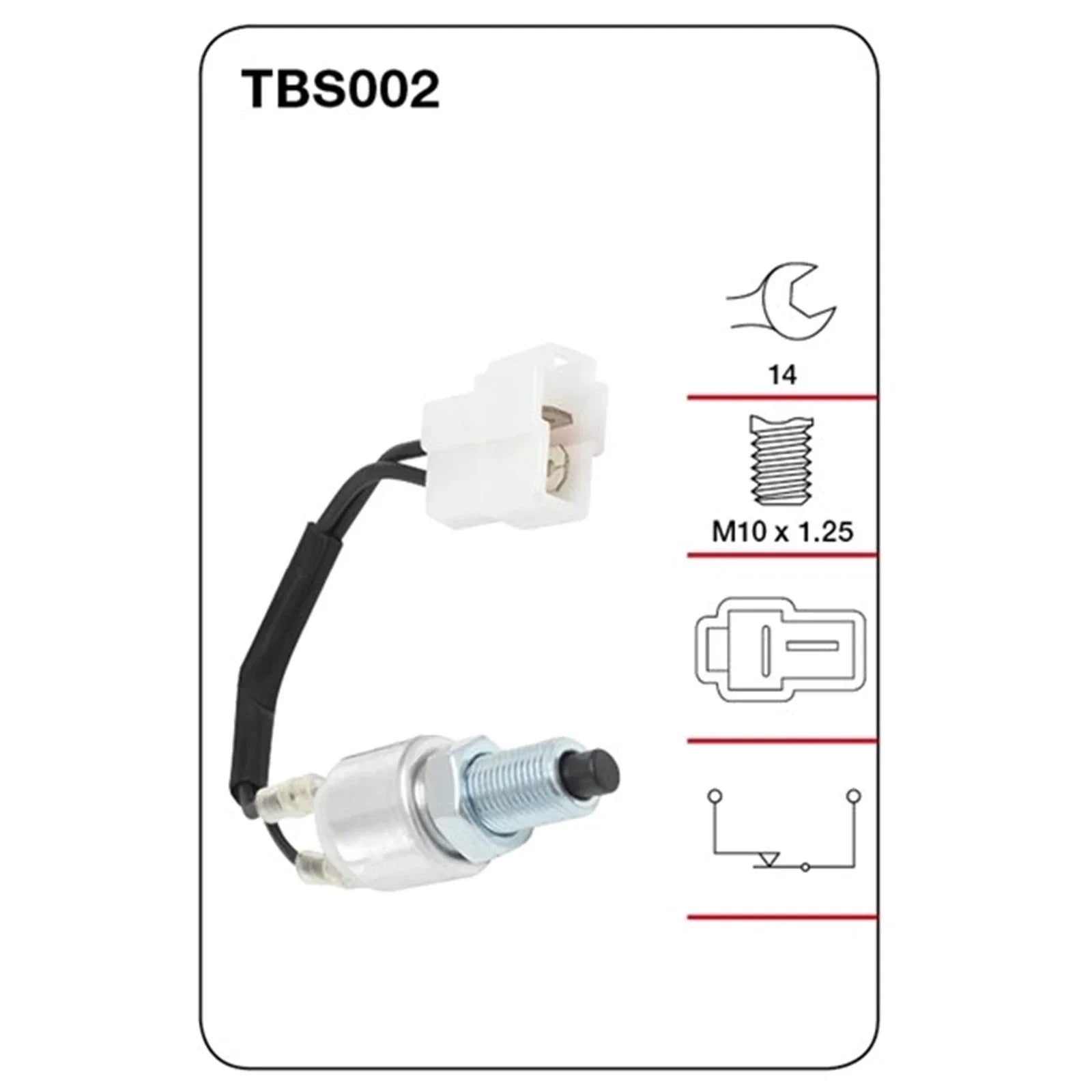 Brake Stop Light Switch for Toyota Hilux RN110 (1988–1997)