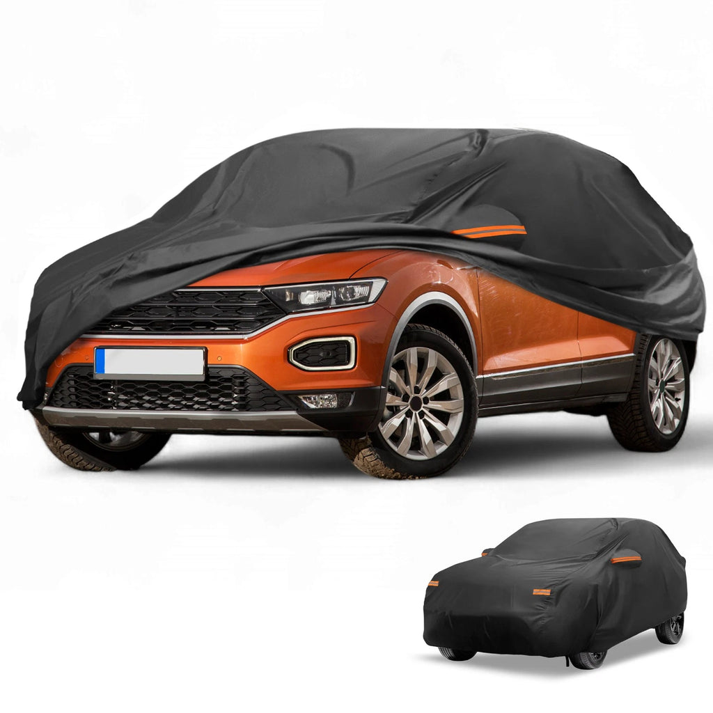 Waterproof Car Cover for Volkswagen T-Roc (210D-PU, Black)