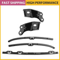 Set of 2 Front Bumper Retainer Brackets for Toyota Tacoma (2001–2004) Steel