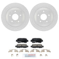 Set of 2 Bosch QuietCast Rear Rotors & Ceramic Brake Pads for Mazda CX-5 (2013–2021)