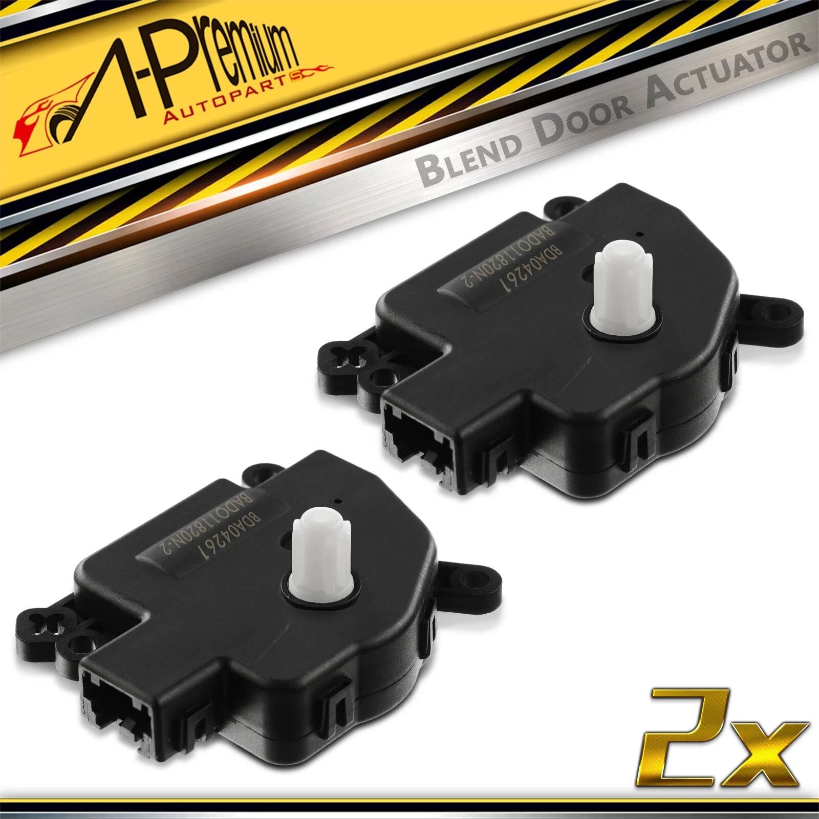 2X Main Air Door Actuator for Ford Mustang (2010–2014)