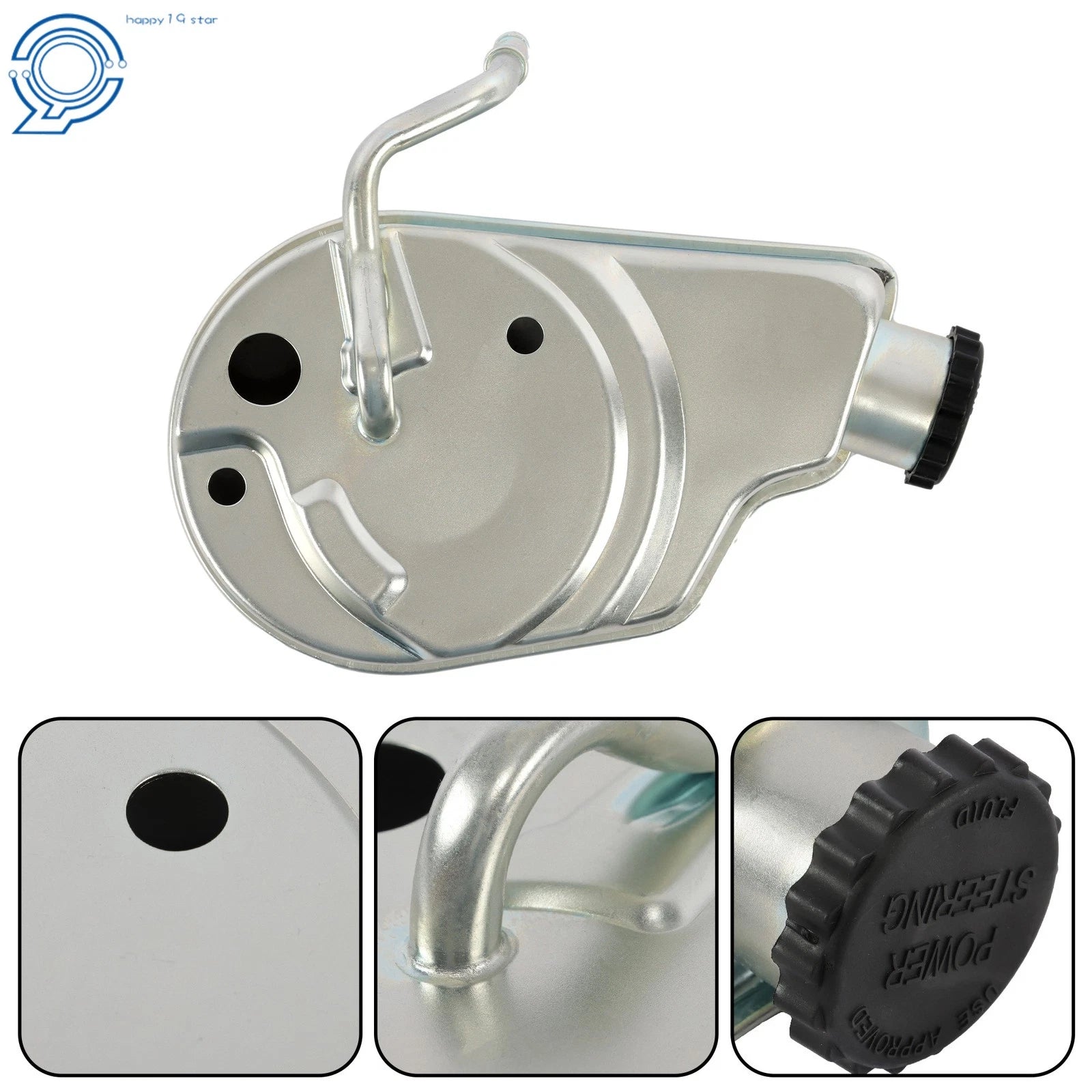 Power Steering Reservoir with Cap for Chevrolet Tahoe GMC Sierra 1500 (2000–2006)