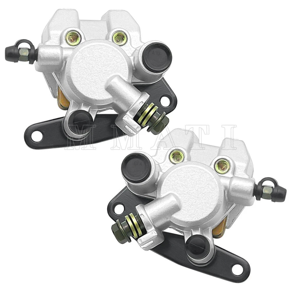Front Left Right Brake Calipers & Pads for Kawasaki KFX400 KSF400 (2003–2006)