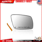 Heated Exterior Mirror Glass Right Side for Dodge Journey (2009–2020)