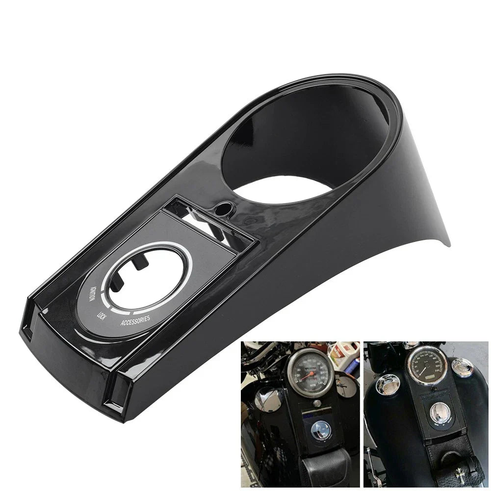 Glossy Speedometer Dash Panel Cover for Harley Softail FXST (2000-2017)