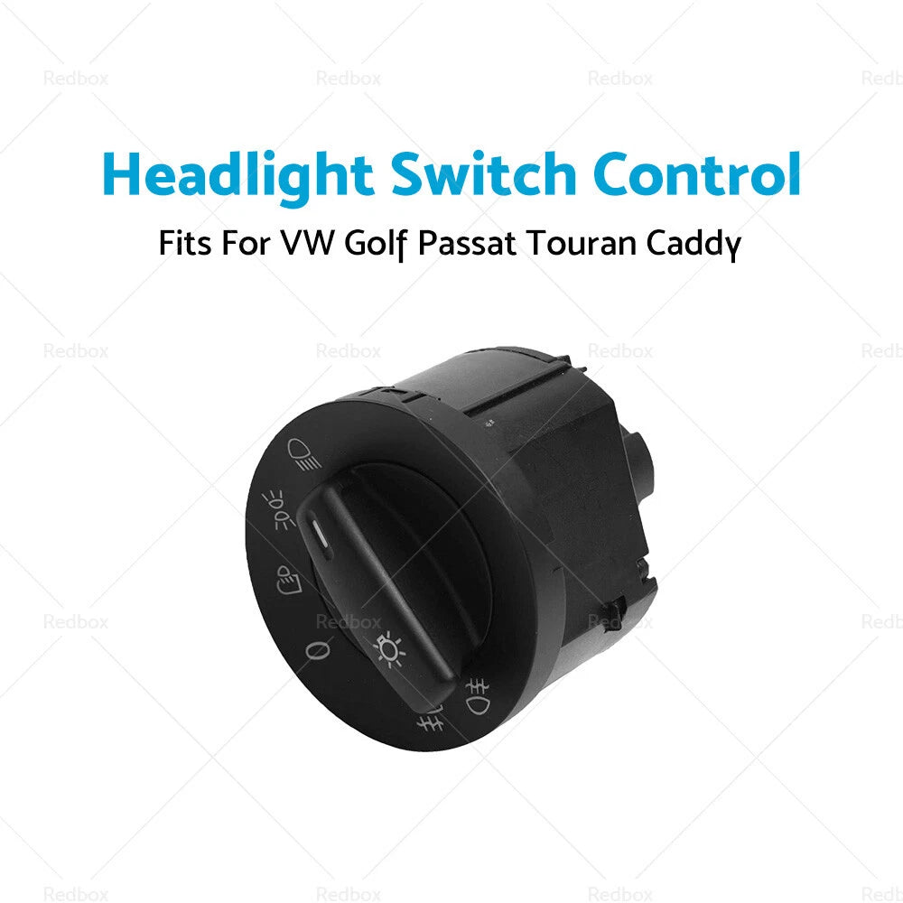 Headlight Switch Button for VW Golf Mk5, Passat, Touran, Caddy (2004–2009)