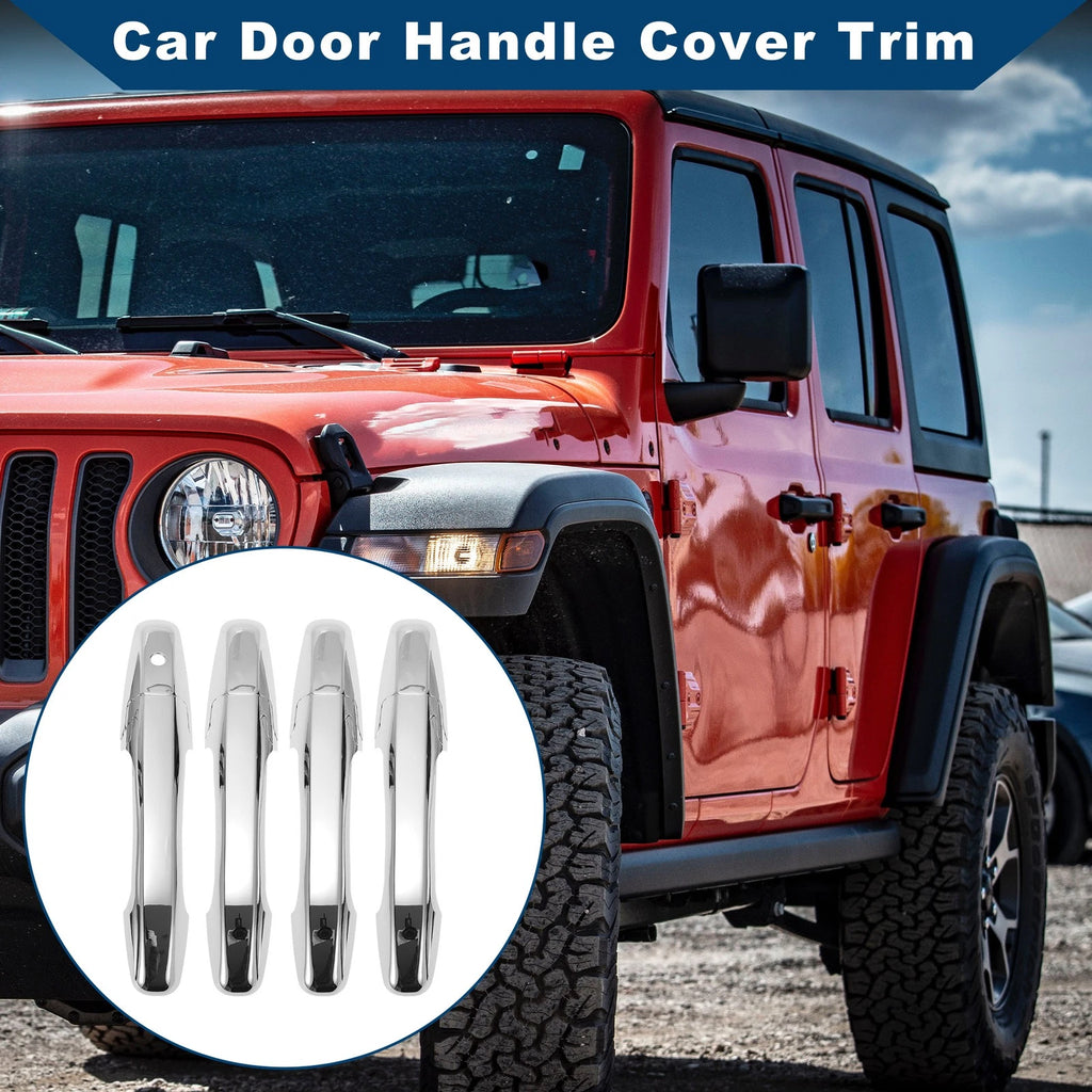 Car Door Handle Cover Trim for Honda Civic (2006–2011) Silver Tone