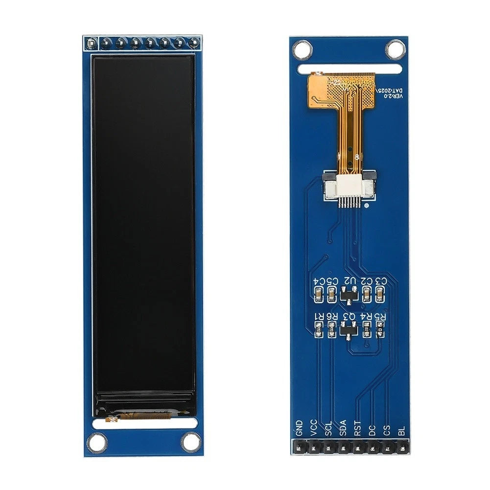 TFT LCD Module ST7789 2.25" 76x284 for Embedded Systems (SPI)