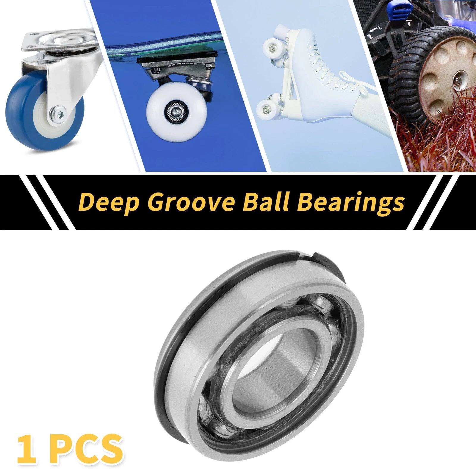 Deep Groove Ball Bearing P5 for Scooter Skateboard Wheel (15x32x9mm)