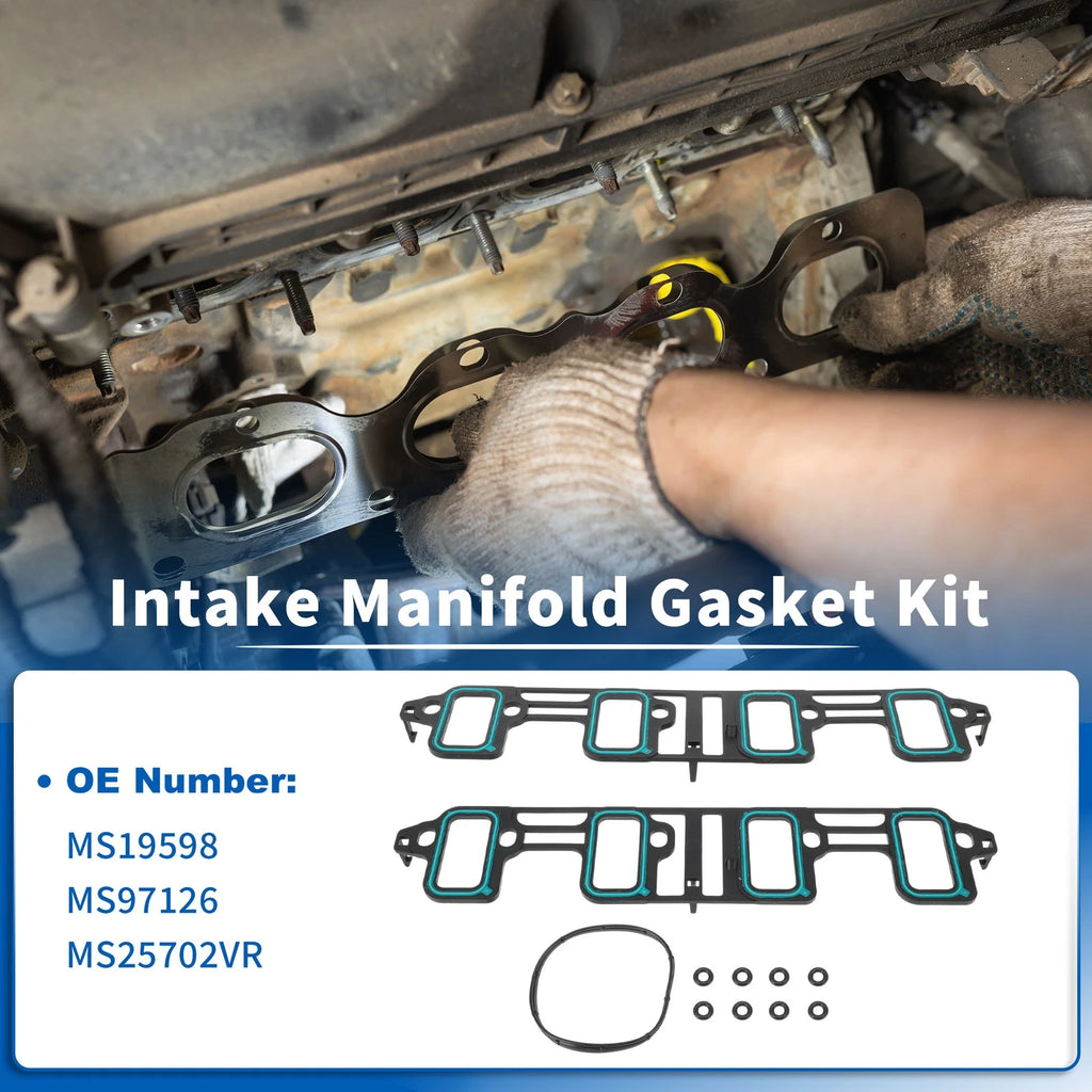 Intake Manifold Gasket Set for Chevrolet Express 2500 (2008–2016) No.MS19598