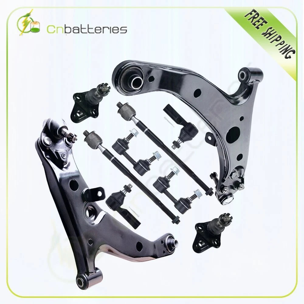 10pc Front Suspension Kit Control Arms for Toyota Corolla (1996–2002)