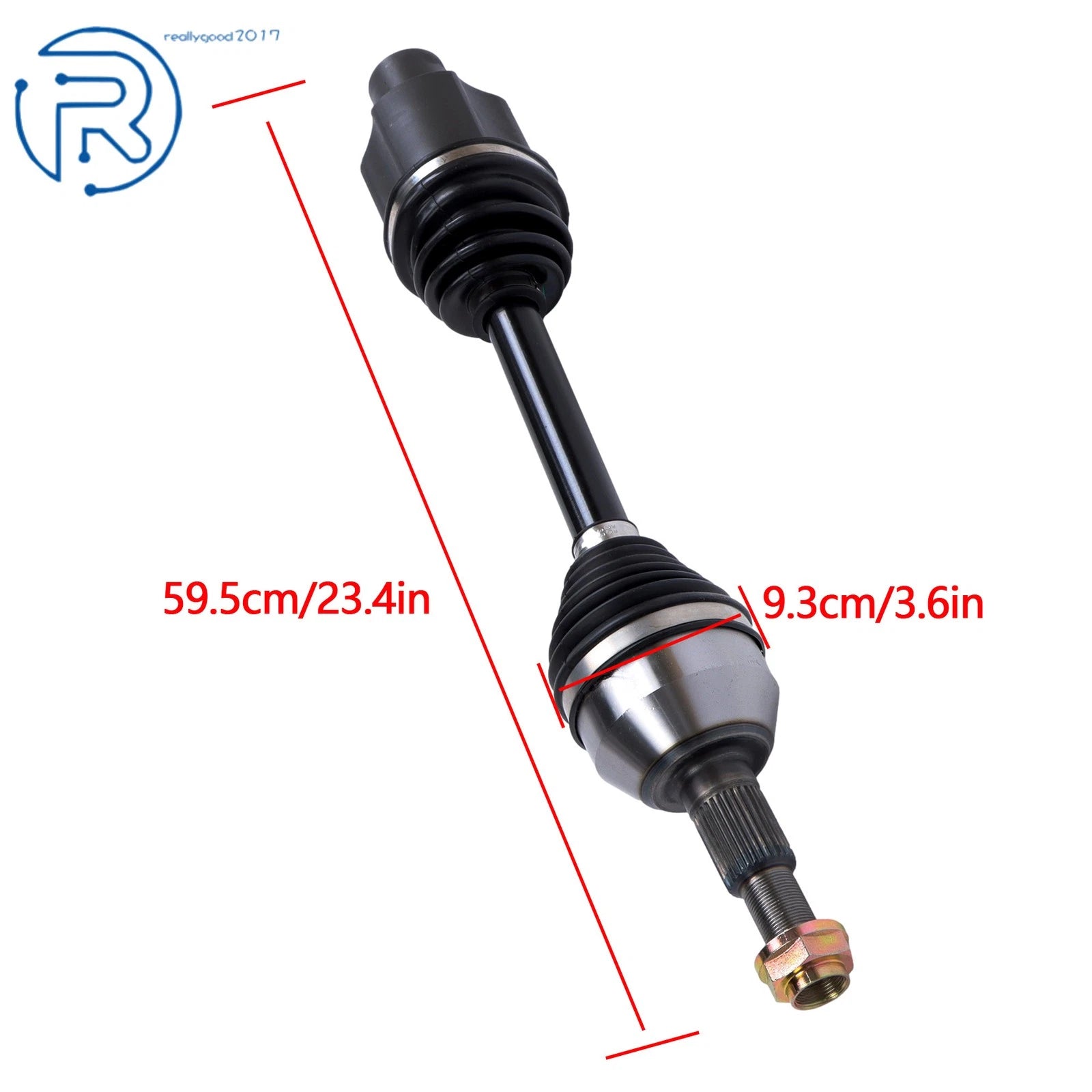 Front Pair CV Axle Assembly for Chevy Equinox GMC Terrain (2010–2017)