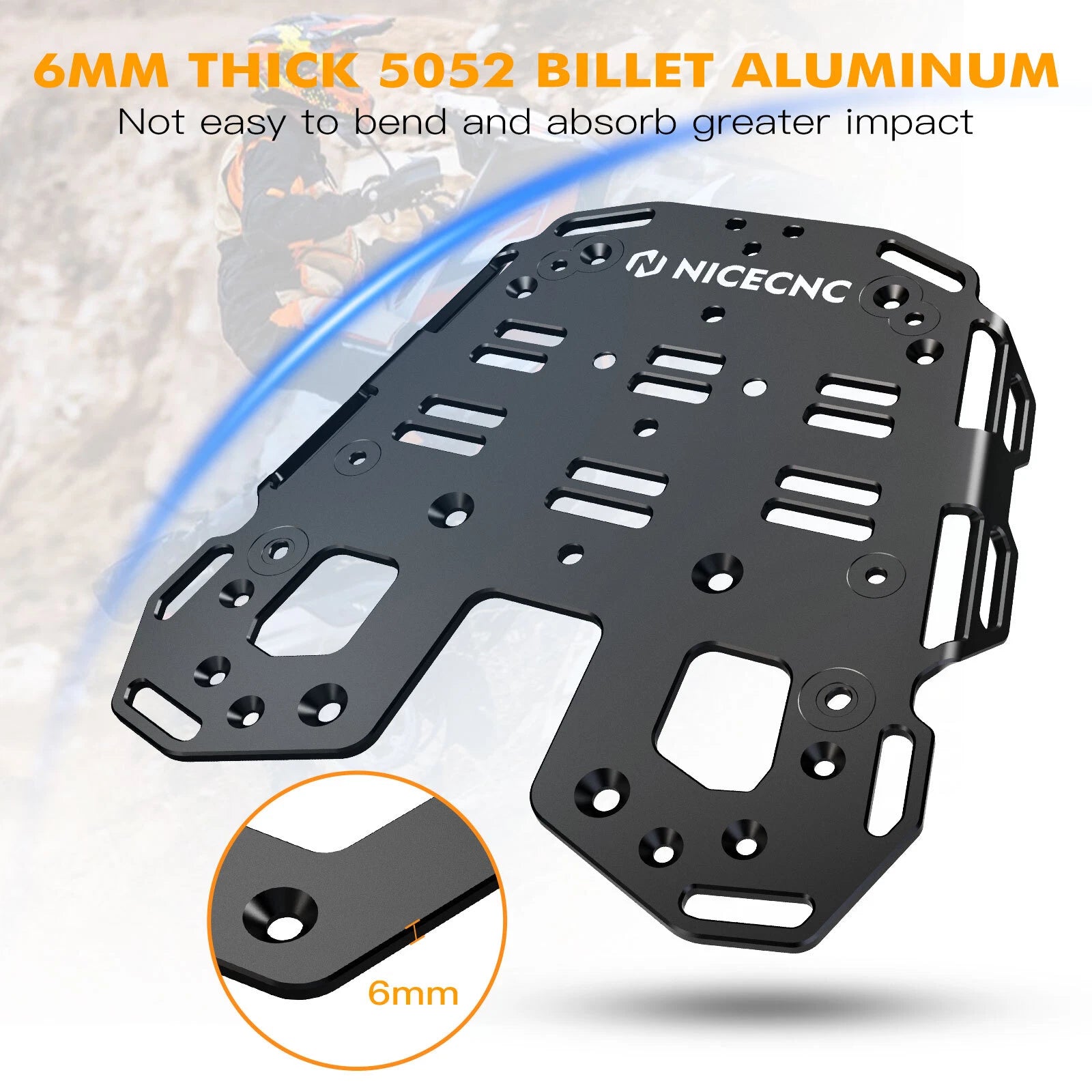 Billet Rear Luggage Rack for KTM 1290 Super Adventure R/S (2021–2023)