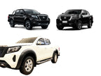 Front Gloss Black Fender Flares for Nissan Navara (2021-2022)