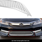 Stainless Chrome Mesh Grille Insert for Honda Accord Sedan (2016-2017)