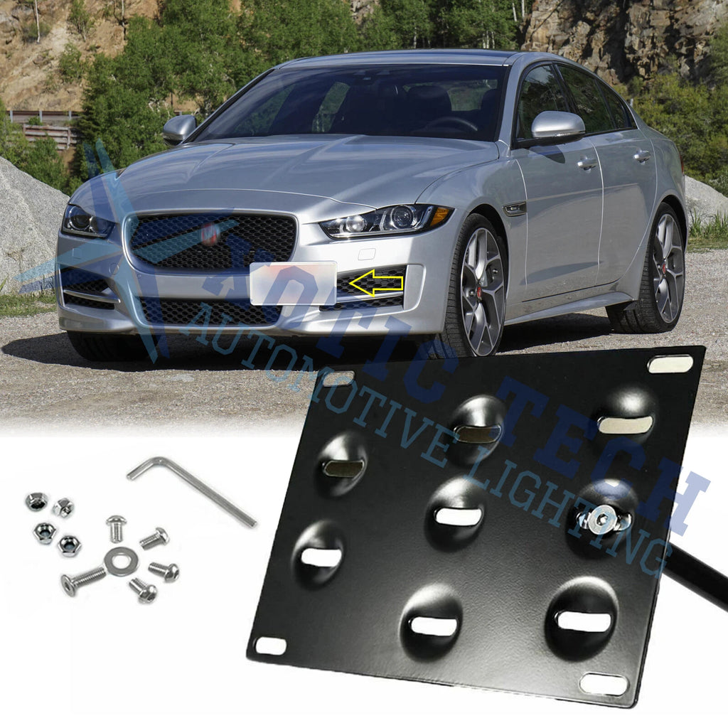 Tow Hook License Plate Bracket for Jaguar XF (2009–2021) and XE (2017–2025)