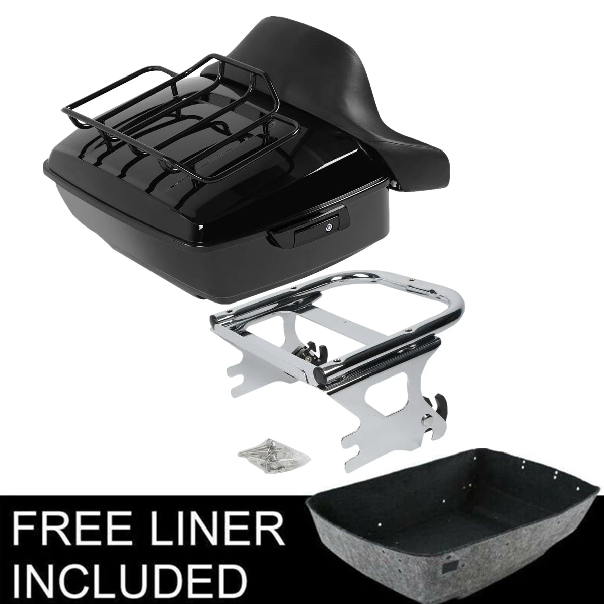 Trunk Pad Mount Rack for Harley Davidson Electra Glide Road King (1997–2008)