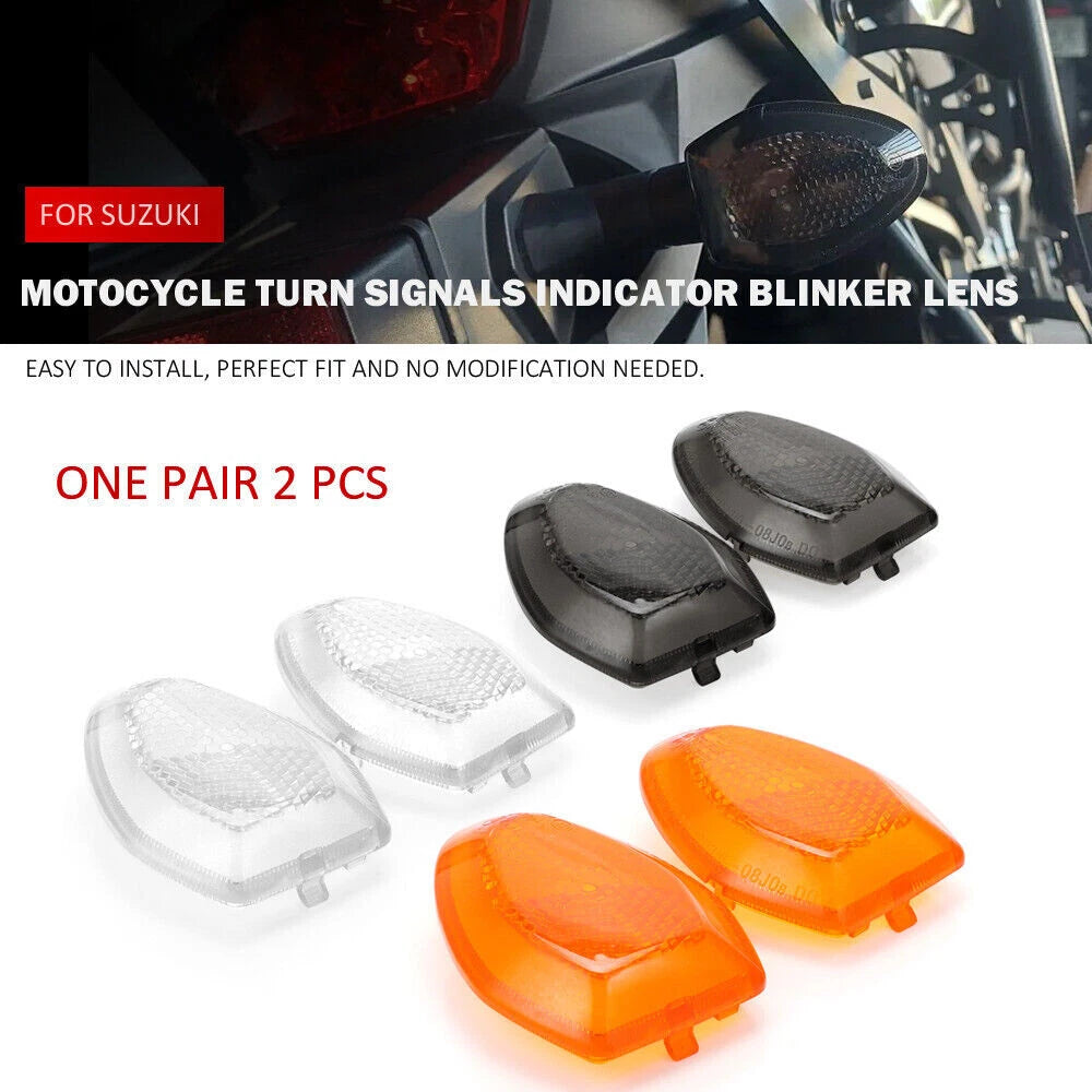 Turn Signal Lens for Suzuki GSX S750, GSX S950, GSF650, Vstrom DL650 (2017–2023)